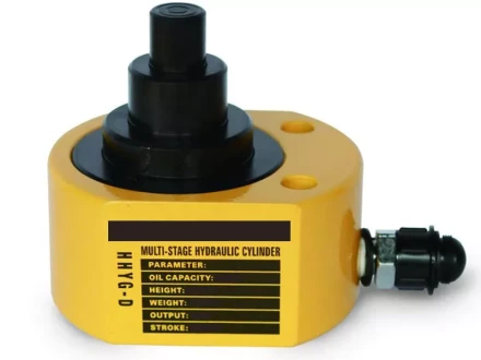 Домкрат гидравлический телескопический низкий TOR HHYG-10D (ДТ10Г25) 10 т (2 уровня) 1004675 купить в Кургане