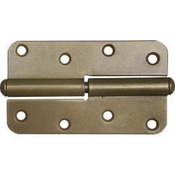 Петля накладная стальная "ПН-110", цвет золотой металлик, правая, 110мм 37653-110R