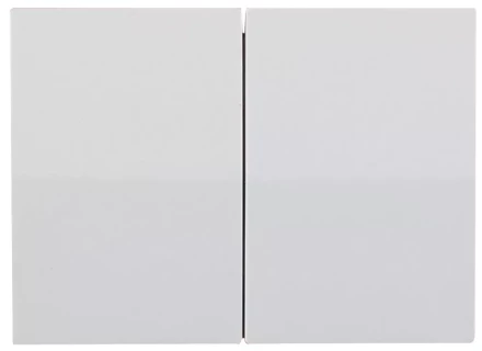 Выключатель СВЕТОЗАР &quot;ЭФФЕКТ&quot; двухклавишный, без вставки и рамки, цвет светло-серый металлик, 10A/~250B SV-54434-SM купить в Кургане