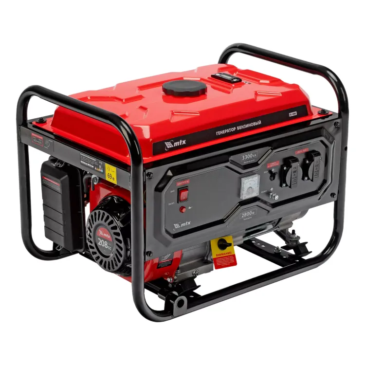 Генератор бензиновый MTX RS-4000 946115, 3,3 кВт, 230В, ручной стартер купить в Кургане