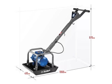 Виброплита электрическая ЗВПЭ-5 Г серия ПРОФЕССИОНАЛ купить в Кургане