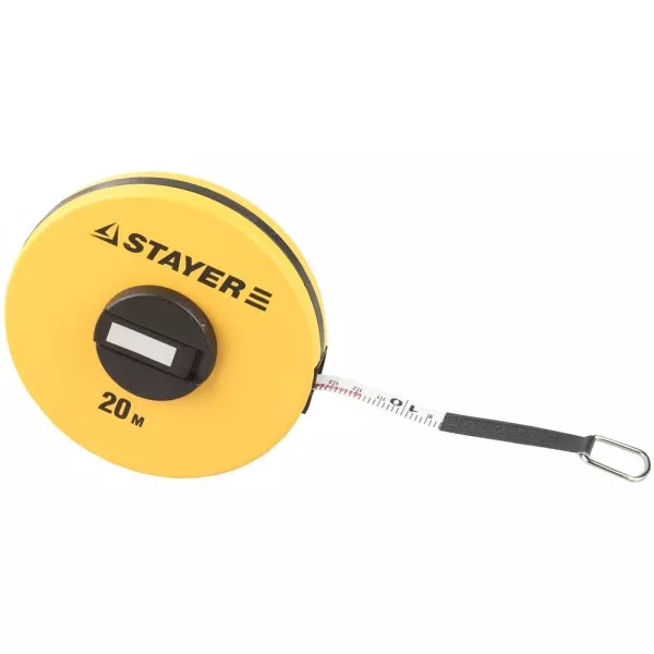 Мерная лента STAYER "STANDARD" фиберглассовая двусторонняя, 20м 34153-20 купить в Кургане