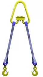 Строп текстильный двухветвевой 2СТ 5 т L=3.5 м SF6 100 мм Звено РТ-3