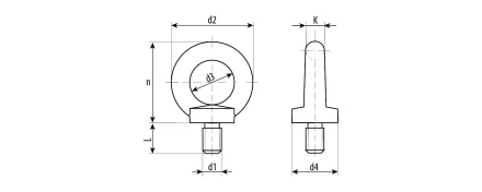 Рым-болты DIN 580 карточка серия Без серии купить в Кургане