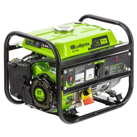 Генератор бензиновый Сибртех БС-1200 94541 купить в Кургане