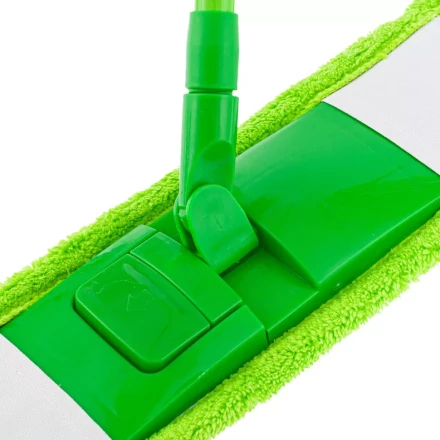 Швабра телескопическая Elfe 120 см с пластиковой складной подошвой насадка микрофибра 935055 купить в Кургане