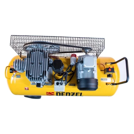 Компрессор воздушный, ременный привод BCI4000-T/200, 4.0 кВт, 200 литров, 690 л/мин Denzel 58124 купить в Кургане
