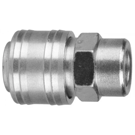 Переходник KRAFTOOL &quot;EXPERT QUALITAT&quot; для пневмоинструмента, резьба 1/4&quot; &quot;мама&quot;- быстросъемное соединение &quot;мама&quot; 6593 купить в Кургане