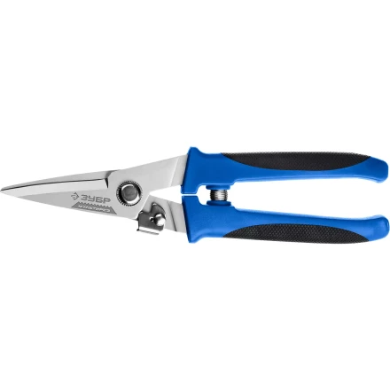 ЗУБР МУЛЬТИРЕЗ, 200 мм, универсальные технические ножницы, Профессионал (23215) купить в Кургане