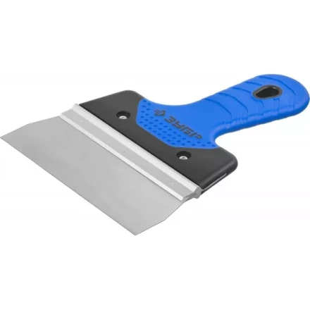 Шпатель ЗУБР "ПРОФЕССИОНАЛ" ФАСАДНЫЙ нержавеющий, 2к ручка. 150мм 10049-15_z03 купить в Кургане