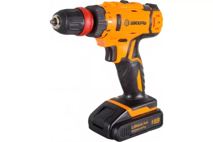 Дрель-шуруповерт Вихрь ДА-18Л-2КC 72/14/34 купить в Кургане