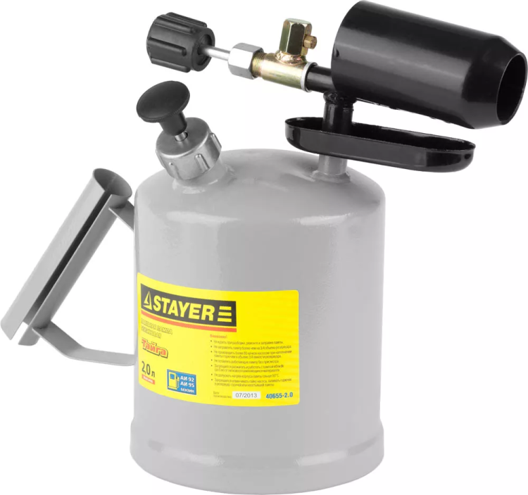 Лампа STAYER "PROFI" паяльная, стальная, 2,0л 40655-2.0 купить в Кургане