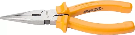 Длинногубцы Classic 180 мм прямые шлифованные пластмассовые рукоятки SPARTA 17159 купить в Кургане