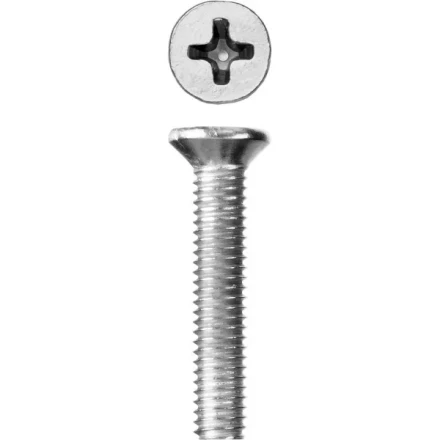Винт ЗУБР "МАСТЕР" DIN 965, класс прочности 4.8, оцинкованный, M3x16мм, 5кг 303110-03-016 купить в Кургане
