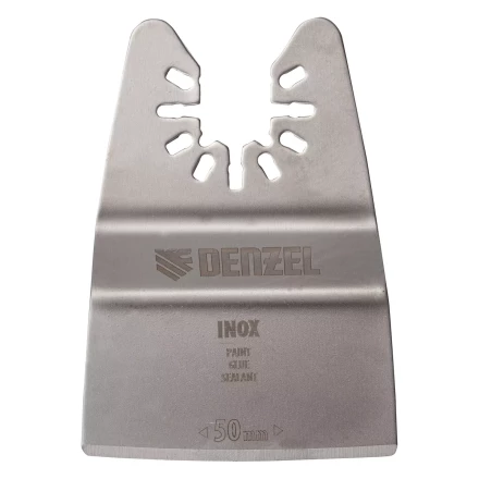 Насадка для МФИ шабер полукруг, Inox, для снятия краски и др., ширина 50 мм, длина общая 74 мм, ступенчатый Denzel 782317 купить в Кургане