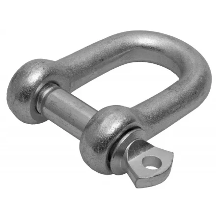 Скоба такелажная ЗУБР "МАСТЕР", тип прямой, оцинкованная, 12мм, 1 шт 304516-12 купить в Кургане