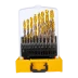 Набор сверл по металлу Denzel 723008, 1-10 мм, Р6М5К8-TiN, Golden Tip, 19 шт купить в Кургане