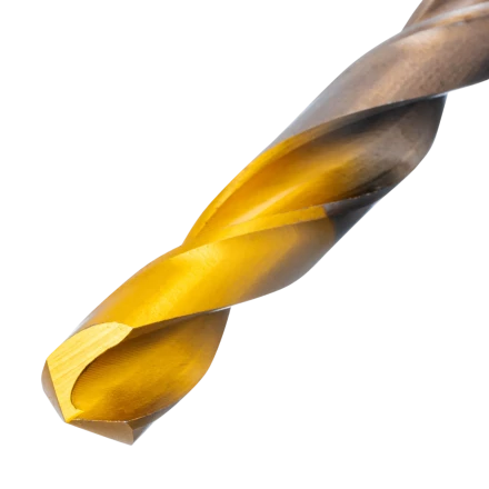 Набор сверл по металлу Denzel 723008, 1-10 мм, Р6М5К8-TiN, Golden Tip, 19 шт купить в Кургане