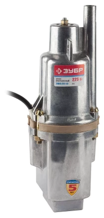 Насос ЗУБР &quot;Родничок&quot; вибрационный, погружной, для чистой воды, 1500 л/ч, напор 60 м, шнур 15 м, 225 Вт ЗНВП-300-15 купить в Кургане