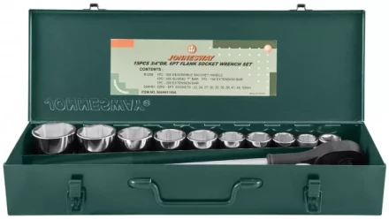 Набор головок торцевых 3/4&quot;DR 22-50мм 15предметов Jonnesway S04Н6115SA 47229 купить в Кургане