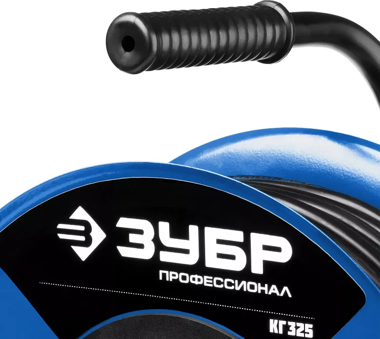Удлинитель на катушке "КГ 325", 50 м, 4000 Вт, 4 гнезда, IP44, КГ 3х2,5 кв мм, ЗУБР 55079-50 купить в Кургане