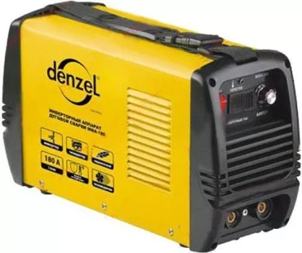 Аппарат инверторный для дуговой сварки DENZEL ММА-180C 94338 купить в Кургане