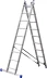 Лестница ЗУБР универсальная, двухсекционная со стабилизатором, 9 ступеней 38821-09 купить в Кургане