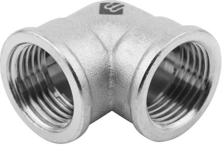 Уголок ЗУБР &quot;ЭКСПЕРТ&quot;, никелированная латунь, г/г, 1/2&quot; 51271-G/G-1/2 купить в Кургане