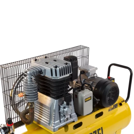 Компрессор воздушный, ременный привод BCI4000-T/100, 4.0 кВт, 100 литров, 690 л/мин Denzel 58123 купить в Кургане