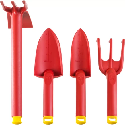 Набор GRINDA: Совок посадочный широкий, совок посадочный узкий, рыхлитель, мотыга-рыхлитель с нейлоновым корпусом, 4 предмета 421360-H4 купить в Кургане