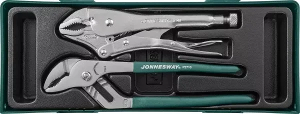 Комплект P2710ST переставные клещи Р2710 и струбцины P32M10A 2 предмета  Jonnesway 48190 купить в Кургане