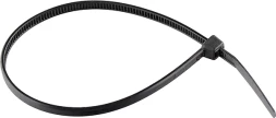 Хомуты 300 х 3,6 мм пластмассовые черные 100 шт СИБРТЕХ 45560