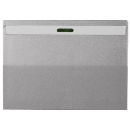 Выключатель СВЕТОЗАР &quot;ЭФФЕКТ&quot; одноклав., с эффектом свечения, без вставки и рамки, цвет светло-серый металлик, 10A/~250B SV-54431-SM купить в Кургане