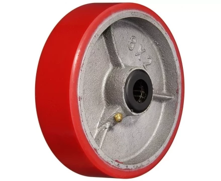 Колесо большегрузное P 54 125 мм полиуретановое на ось (F) 1027157 купить в Кургане