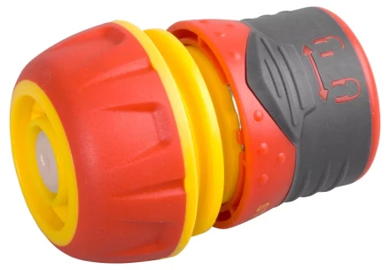 Соединитель GRINDA &quot;Premium&quot; с автостопом и запирающим механизмом, пластмассовый с TPR, 3/4&quot; 8-426432 купить в Кургане