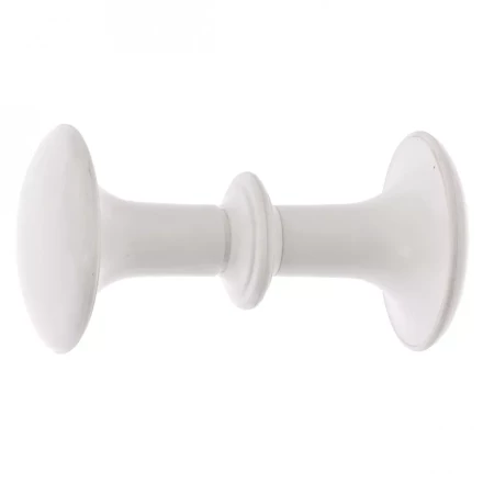 Ручка-кнопка РК1 пластмассовая белая 5штук  Металлист Россия 91587 купить в Кургане