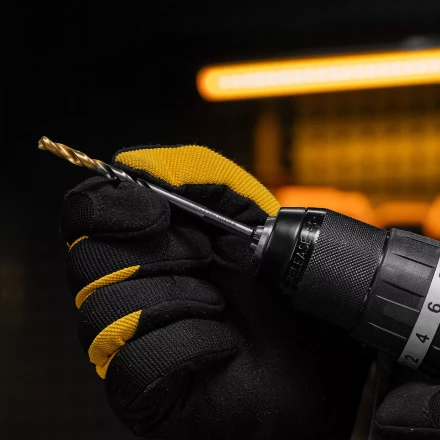 Сверло спиральное по металлу Denzel 5,5 x 93мм, Р6М5, Golden Tip, многогранная заточка, 718277 купить в Кургане