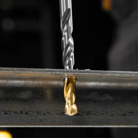 Набор сверл по металлу Denzel 723009, 1-13 мм, Р6М5-TiN, Golden Tip, 25 шт купить в Кургане