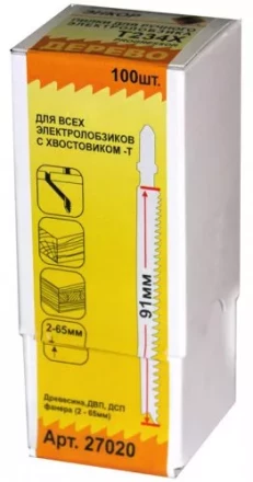 Пилка для электролобзика T234 X PROGR HCS 1шт/100 Энкор 27020 купить в Кургане