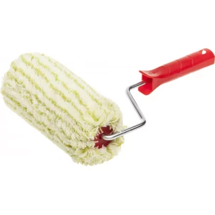 Валик ЗУБР &quot;ЭКСПЕРТ&quot; ФАСАДНЫЙ-ГИГАНТ &quot;МАКСПРОФИ&quot;, полиакрил, ворс 22мм, ручка 8мм, d=68/180мм 03508-18 купить в Кургане