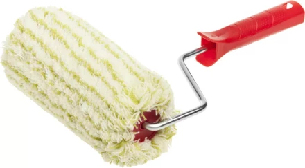 Валик ЗУБР &quot;ЭКСПЕРТ&quot; ФАСАДНЫЙ-ГИГАНТ &quot;МАКСПРОФИ&quot;, полиакрил, ворс 22мм, ручка 8мм, d=68/180мм 03508-18 купить в Кургане