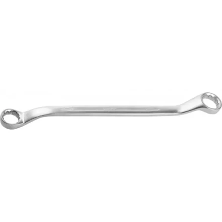 Ключ ЗУБР &quot;ПРОФИ&quot; гаечный накидной изогнутый, Cr-V сталь, хромированный, 22х24мм 27132-22-24 купить в Кургане