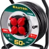 Силовые удлинители на стальной катушке  HEAVY DUTY 4.0, кабель КГ 3х2,5 кв мм 55086-50 купить в Кургане
