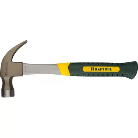 Молоток-гвоздодер 560 г с фиберглассовой рукояткой, KRAFTOOL 20280-560 20280-560 купить в Кургане