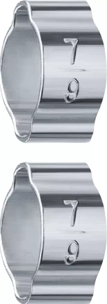 ЗУБР 7 - 9 мм, 2 шт, обжимной хомут, Профессионал (64929-07-09) купить в Кургане