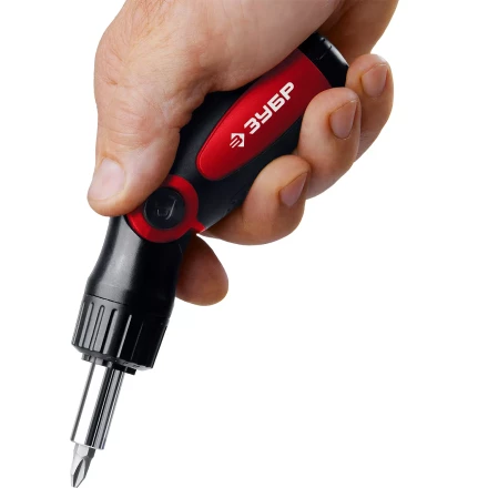 ЗУБР реверсивно-рычажная отвертка с насадками (25161-H31) купить в Кургане