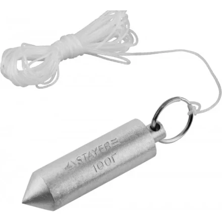 Отвес STAYER &quot;MASTER&quot; строительный со шнуром, 100г 0635-10_z01 купить в Кургане