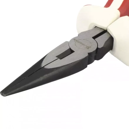 Длинногубцы Premium 180 мм прямые трехкомпонентные рукоятки MATRIX 17186 купить в Кургане