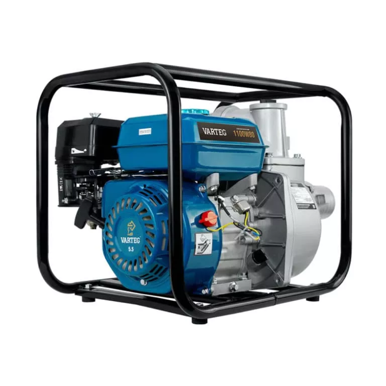 Мотопомпа бензиновая VARTEG 1100W80 купить в Кургане