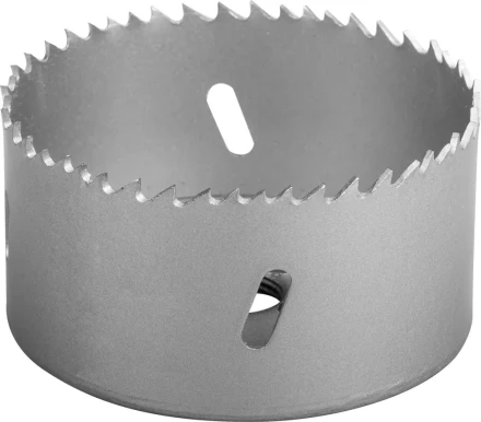 Коронка ЗУБР &quot;ЭКСПЕРТ&quot; биметаллическая, быстрорежущая сталь, глубина сверления до 38мм, d-83мм 29531-083_z01 купить в Кургане